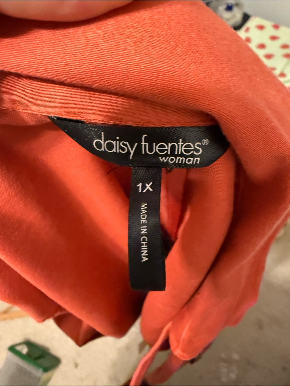 Daisy Fuentes Coral Red Double-Breasted Women's Trench Coat - Picture 2 of 5